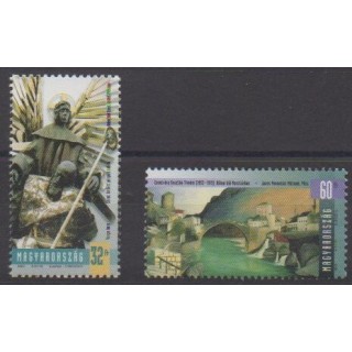 Acheter cette série de timbres de Hongrie de l'année 2003 (No 3908/3909).