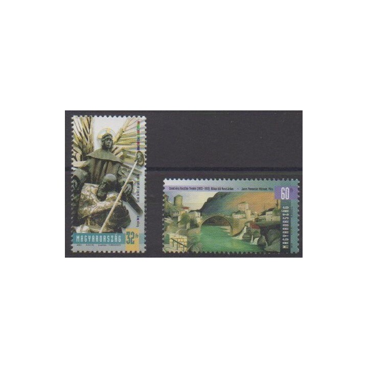 Buy this set of stamps of Hungary of the year 2003 (Nb 3908/3909).
