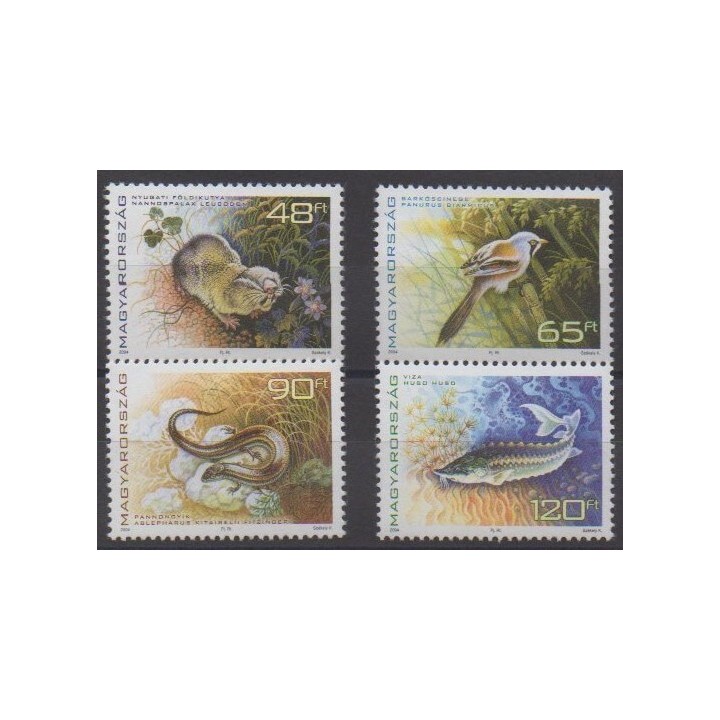 Buy this set of stamps of Hungary of the year 2004 (Nb 3951/3954).