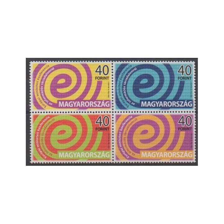 Buy this set of stamps of Hungary of the year 2004 (Nb 3928/3931).