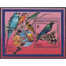 Centrafricaine (République) - 1988 - No BF93 - Scoutisme - Oiseaux