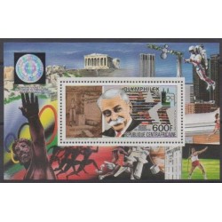 Centrafricaine (République) - 1985 - No BF76 - Jeux Olympiques d'été - Philatélie