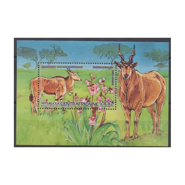 Buy this souvenir sheet  of Central African Republic of the year 1986 (Nb BF84).