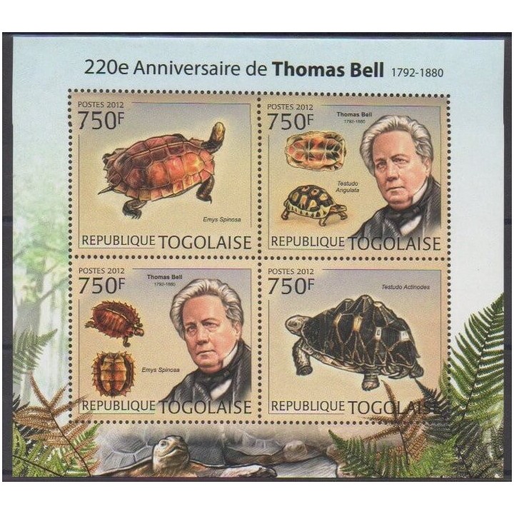 Acheter cette série de timbres du Togo de l'année 2012 (No 2992/2995).