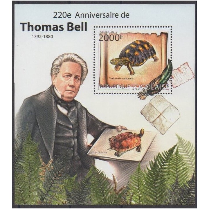 Buy this souvenir sheet  of Togo of the year 2012 (Nb BF608).