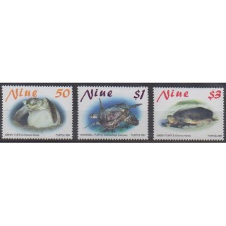 Acheter cette série de timbres de Niue de l'année 2001 (No 737/739).