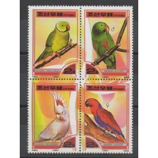 Timbres - oiseaux - Corée du Nord - 2000 - No 2953/5956