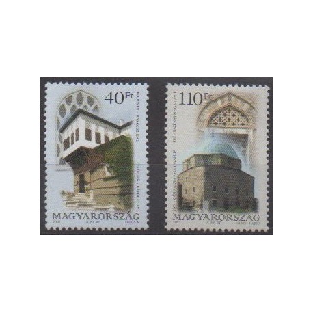 Hungary - 2002 - Nb 3868/3869 - Monuments