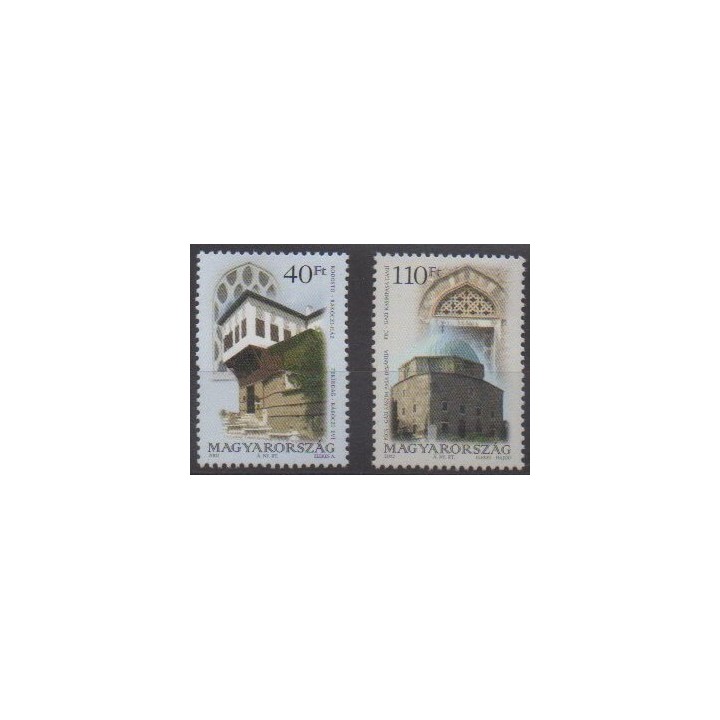 Buy this set of stamps of Hungary of the year 2002 (Nb 3868/3869).