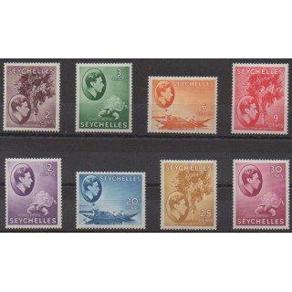 Acheter cette série de timbres des Seychelles de l'année 1938 (No 118/125).