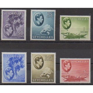 Buy this set of stamps of Seychelles of the year 1938 (Nb 127/132).