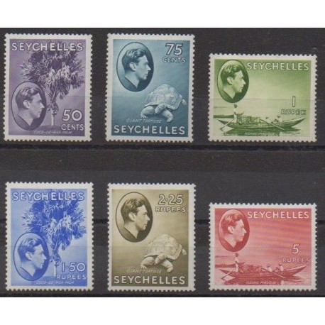 Seychelles - 1938 - Nb 127/132
