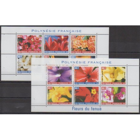 Polynésie - 2004 - No 723/734 - Fleurs