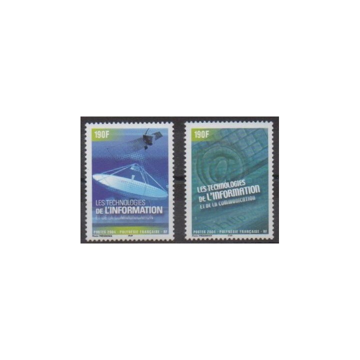 Acheter cette série de timbres de Polynésie de l'année 2004 (No 719/720).