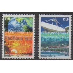 Polynésie - 2004 - No 717/718 - Télécommunications