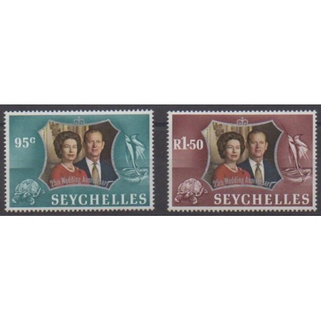 Seychelles - 1972 - No 303/304 - Royauté - Principauté