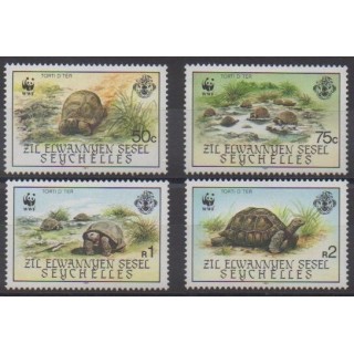 Acheter cette série de timbres des Seychelles Zil Eloigne Sesel de l'année 1987 (No 154/157).