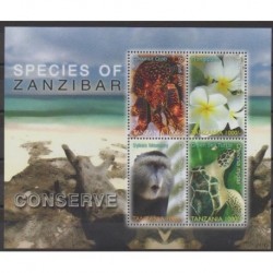 Tanzania - 2006 - Nb 3445/3448 - Endangered species - WWF