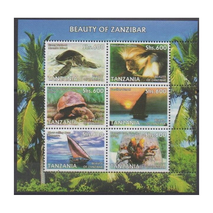 Acheter cette série de timbres de Tanzanie de l'année 2006 (No 3431/3436).