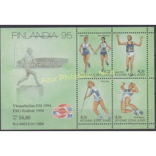 Timbres - Thème sports divers - Finlande - 1994 - No BF 12