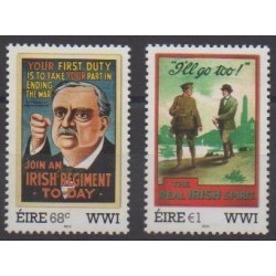 Irlande - 2014 - No 2102/2103 - Première Guerre Mondiale