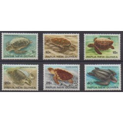 Papua New Guinea - 1984 - Nb 466/471 - Turtles