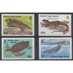 Virgin (Islands) - 1988 - Nb 610/613 - Animals