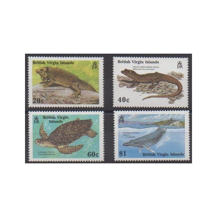 Buy this set of stamps of Virgin Islands of the year 1988 (Nb 610/613).