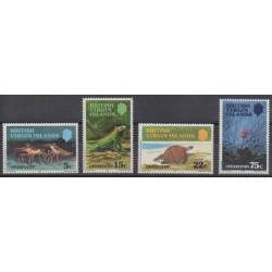 Virgin (Islands) - 1978 - Nb 354/357 - Animals - Endangered species - WWF