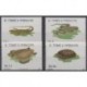 Saint Thomas and Prince - 1991 - Nb 1022/1025 - Reptils - Turtles