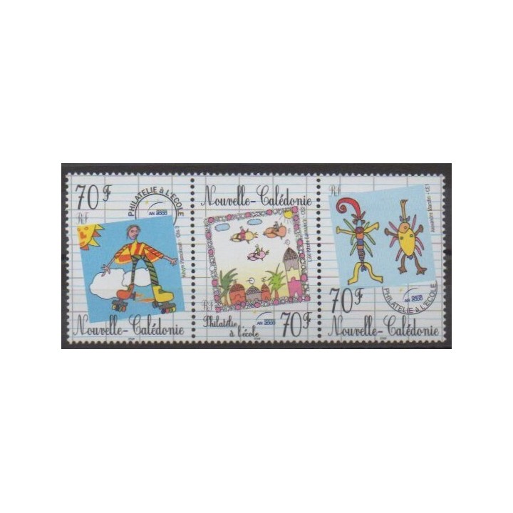 Acheter cette série de timbres de Nouvelle-Calédonie de l'année 2000 (No 831/833).