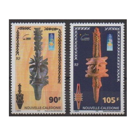 Nouvelle-Calédonie - 2000 - No 823/824 - Art