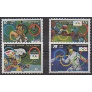 Buy this set of stamps of New Caledonia of the year 2000 (Nb 819/822).