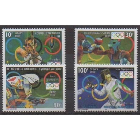 Nouvelle-Calédonie - 2000 - No 819/822 - Jeux Olympiques d'été