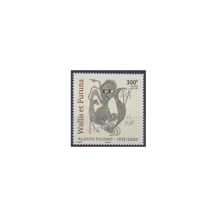Buy this stamp of Wallis et Futuna of the year 2021 (Aloisio Pilioko).