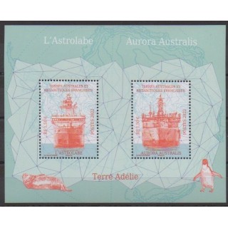 Buy this stamp of FSAL of the year 2022 (Astrolabe - Aurora Australis).