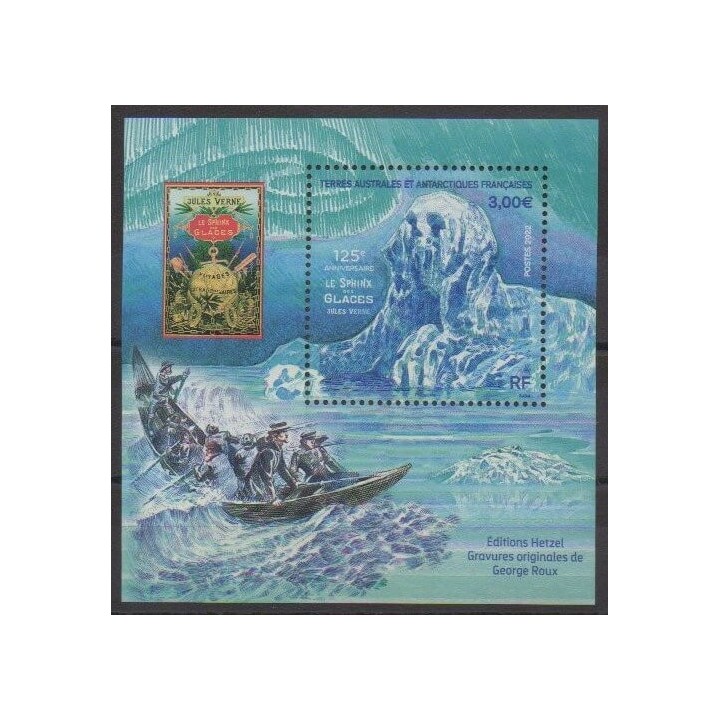 Acheter ce timbre des Terres Australes et Antarctiques Françaises de l'année 2022 (Le sphinx des glaces).