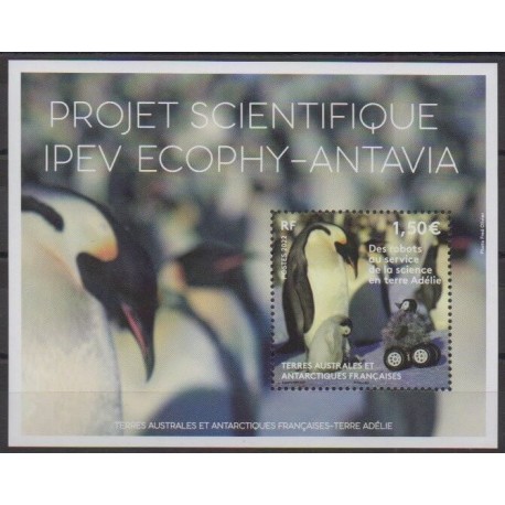 French Southern and Antarctic Lands - Blocks and sheets - 2022 - Nb F1001 - Science