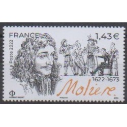 France - Poste - 2022 - No 5546 - Littérature - Molière
