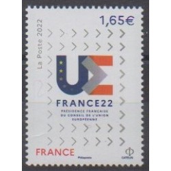 France - Poste - 2022 - No 5545 - Europe