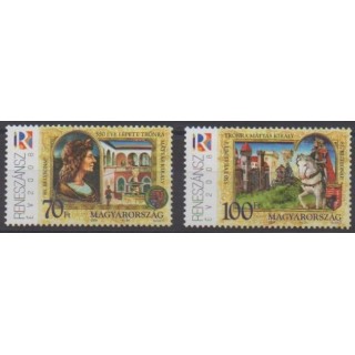 Acheter cette série de timbres de Hongrie de l'année 2008 (No 4255/4256).