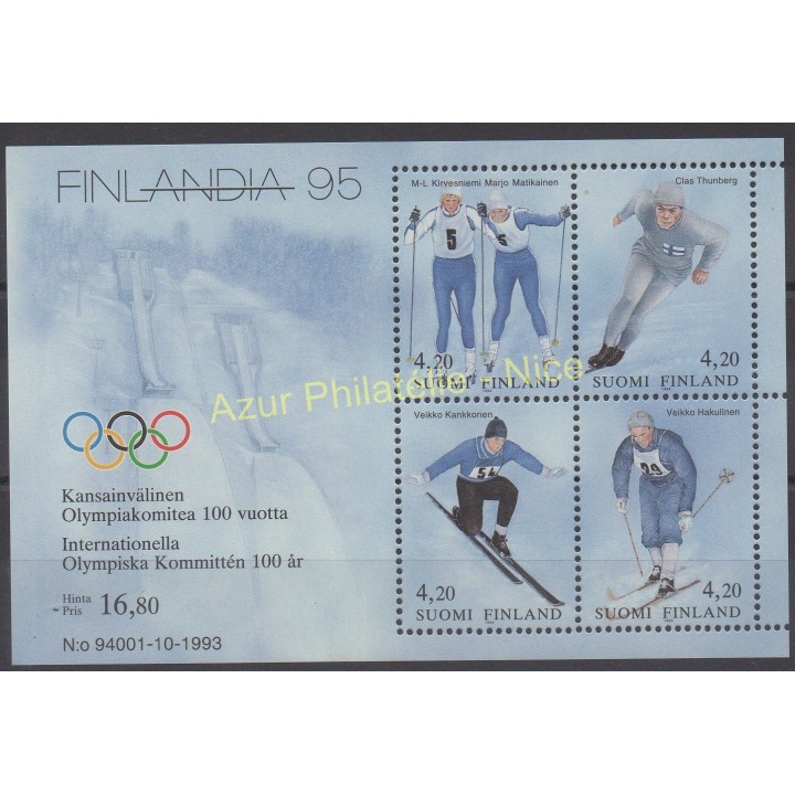 Timbres - Thème sports divers - Finlande - 1994 - No BF 11