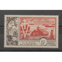 Saint-Pierre et Miquelon - 1954 - No PA 22