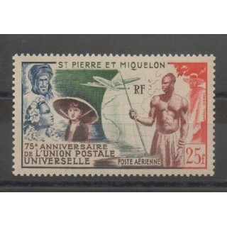 Stamps  - Saint-Pierre and Miquelon - Airmail - 1949 - Nb PA 21