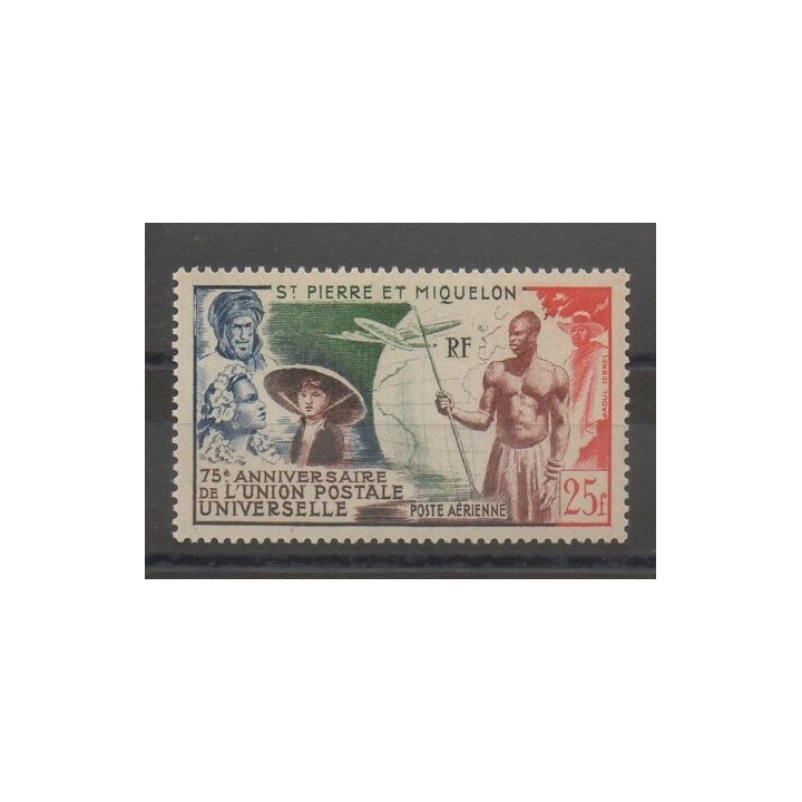 Stamps  - Saint-Pierre and Miquelon - Airmail - 1949 - Nb PA 21