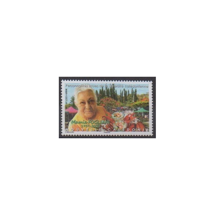 Buy this stamp of New Caledonia of the year 2021 (Mamie Fogliani).