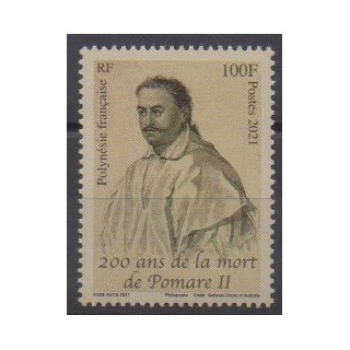 Acheter ce timbre de Polynésie de l'année 2021 (Pomare II).