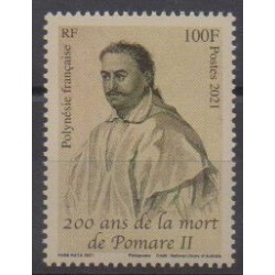Polynésie - 2021 - No 1285 - Royauté - Principauté