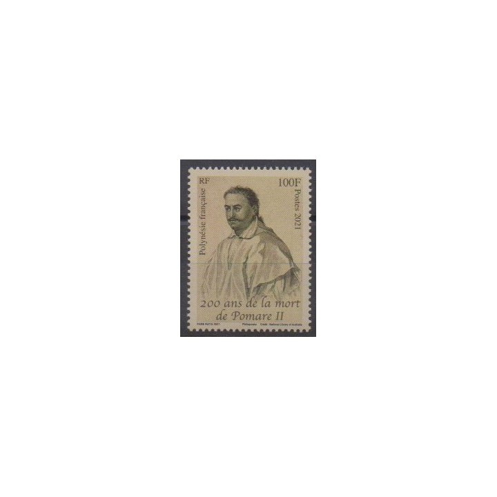 Acheter ce timbre de Polynésie de l'année 2021 (Pomare II).