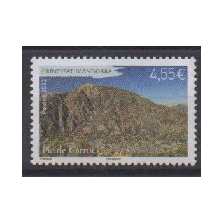 Acheter ce timbre d'Andorre français de l'année 2022 (Pic du Carrot).